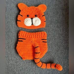 Tiger Crochet Baby Costume